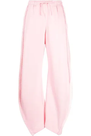 JNBY Side-stripe cotton jogging bottoms