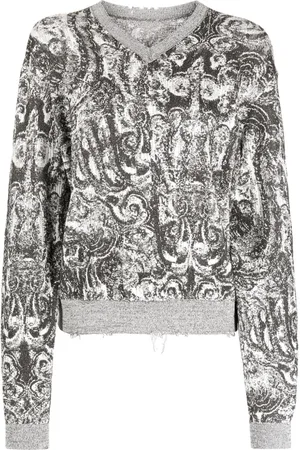 JNBY Distress-detail patterned jumper
