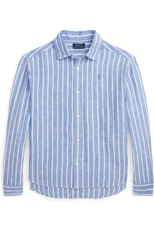 Ralph Lauren Logo-embroidered striped shirt