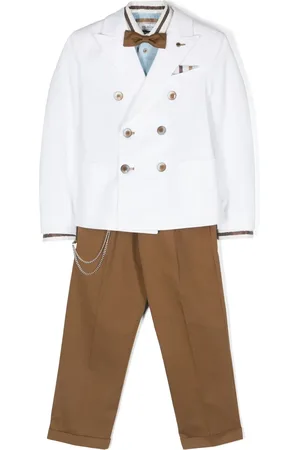 COLORICHIARI Double-breasted three-piece suit