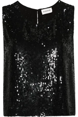 P.A.R.O.S.H. Sleeveless sequin top
