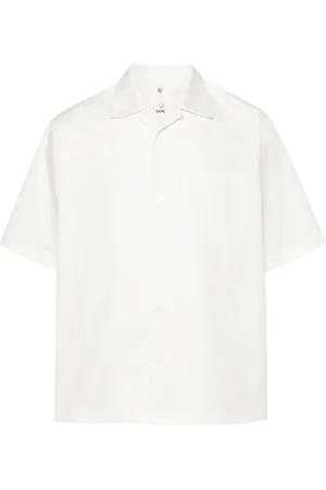 OAMC Graphic-patch poplin shirt