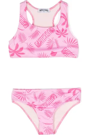 Moschino Palm tree-print bikini
