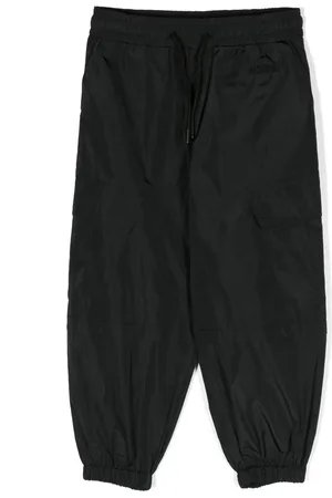Msgm Logo-embroidered cargo trousers