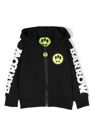 BARROW Logo-print cotton hoodie