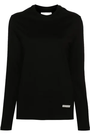 Jil Sander Logo-plaque cotton T-shirt