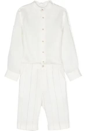 COLORICHIARI Striped shorts set