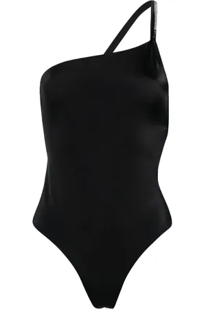 GCDS Bling one-shoulder swimsuit