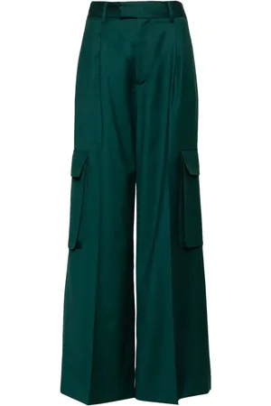 AMIRI Wide-leg wool cargo trousers