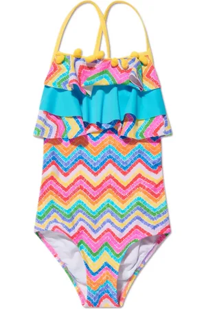 Nessi Byrd Julie zigzag-pattern swimsuit