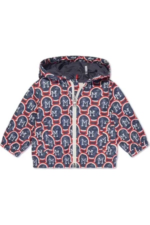 Moncler Clarinet monogram-print hooded jacket