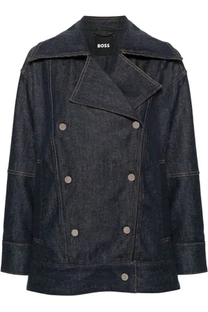 HUGO BOSS Double-breasted denim jacket