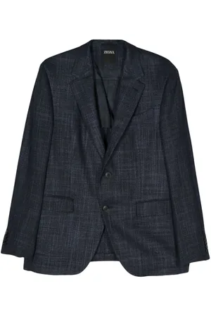Ermenegildo Zegna Single-breasted tweed blazer