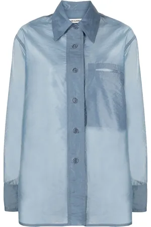 Low Classic Semi-sheer buttoned shirt