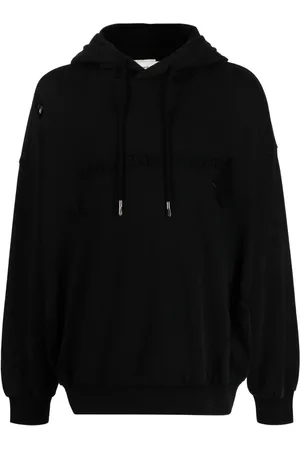 Feng Chen Wang Logo-appliqué cotton hoodie
