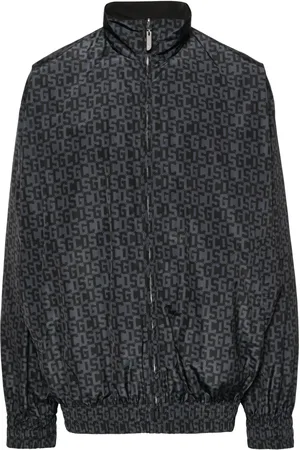 GCDS Reversible logo-print jacket