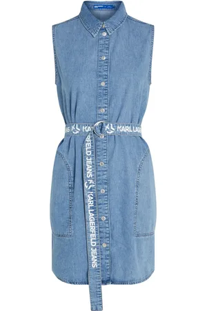 Karl Lagerfeld Sleeveless denim shirt dress
