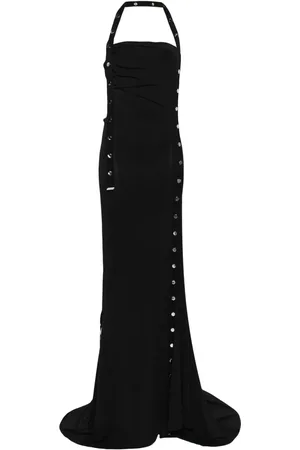 The Attico Halterneck open-back maxi dress