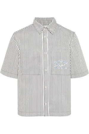 AMIRI Motors striped cotton shirt