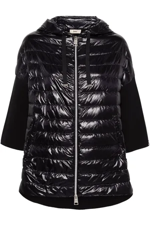 HERNO Contrast-panel padded jacket