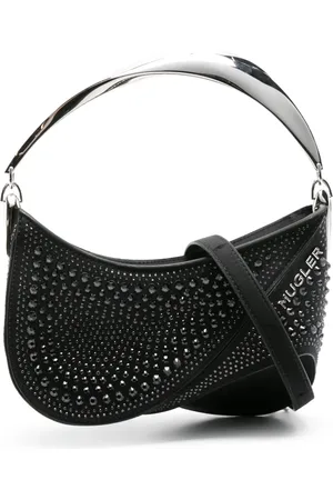MUGLER Medium Spiral Curve 01 shoulder bag
