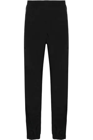 Msgm Logo-embroidered tapered trousers