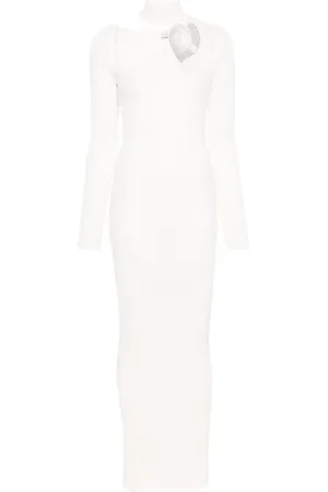 GIUSEPPE DI MORABITO Crystal-embellished knitted dress
