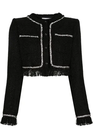 GIUSEPPE DI MORABITO Cropped bouclé jacket