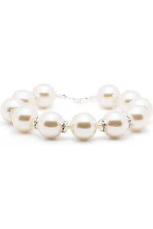 MAGDA BUTRYM Glass-crystal-embellished pearl necklace