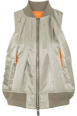 SACAI Pleat-detailing gilet