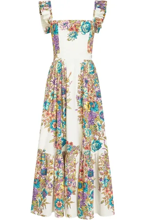 Etro Floral-print midi dress