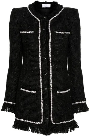 GIUSEPPE DI MORABITO Single-breasted tweed jacket