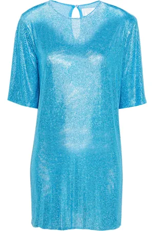 GIUSEPPE DI MORABITO Crystal-embellished T-shirt dress