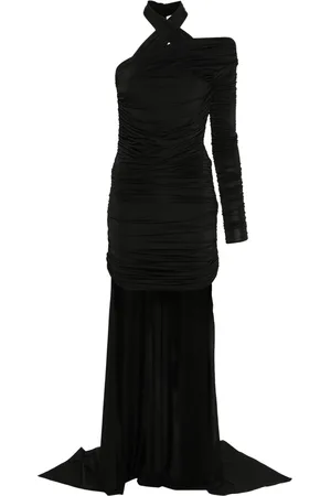 GIUSEPPE DI MORABITO Asymmetric draped mini dress