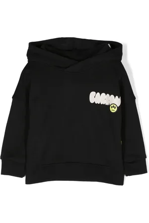 BARROW Logo-print cotton hoodie