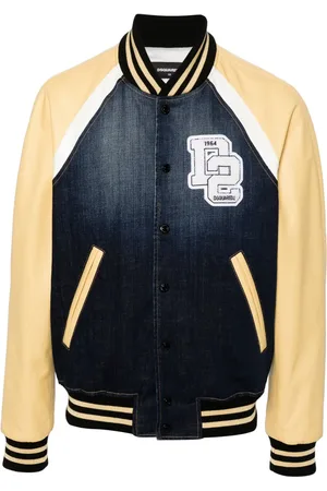 Dsquared2 Street College panelled bomber jacket
