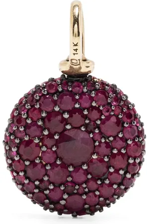 Lucy Delius Jewellery Ruby Victorian Set Pocket watch pendant