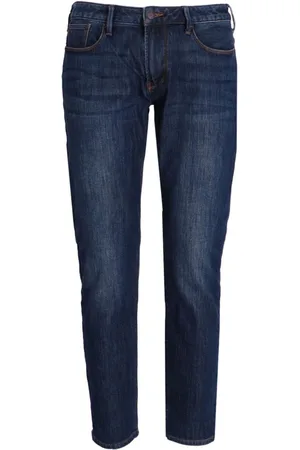 Emporio Armani Washed straight-leg jeans