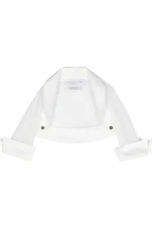 COLORICHIARI Satin-trim mesh jacket
