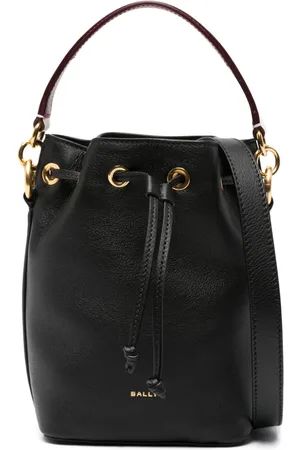 Bally Code Mini Bucket Bag in Leather