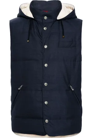 Brunello Cucinelli Padded hooded gilet