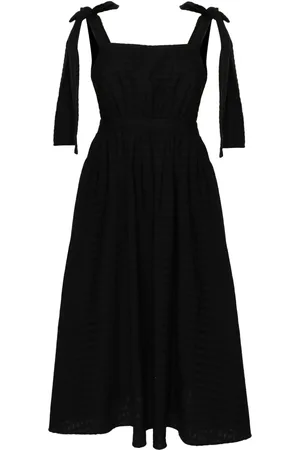 Msgm Bow-detail midi dress