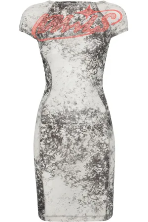 KNWLS Turbo logo-print dress
