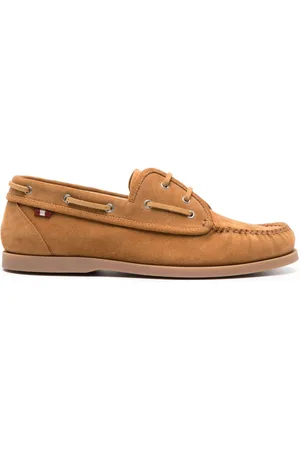 Bally Lace-up suede loafers