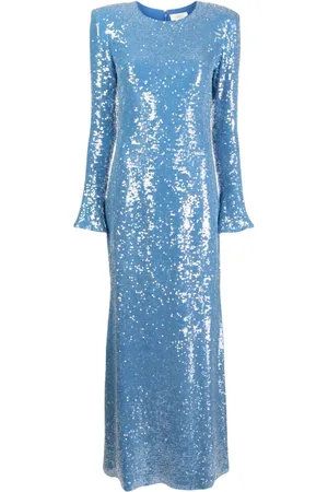 LAPOINTE Sequin-embellished maxi dress