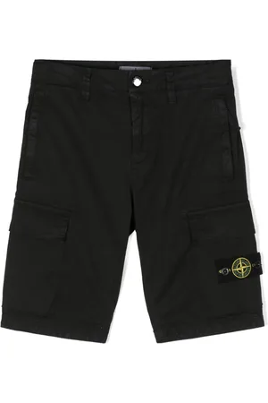 Stone Island Compass-badge cargo shorts