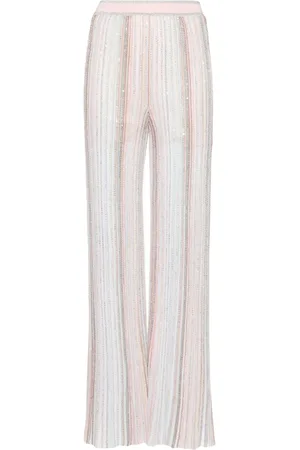 Missoni Sequin-embellished flare-leg trousers