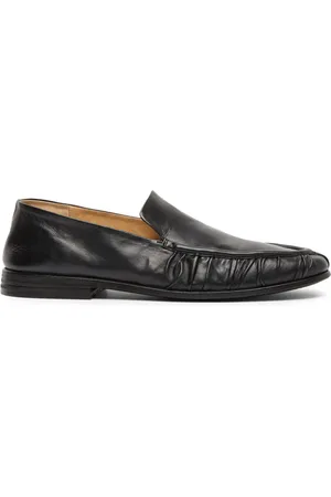 MARSÈLL Round-toe leather loafers