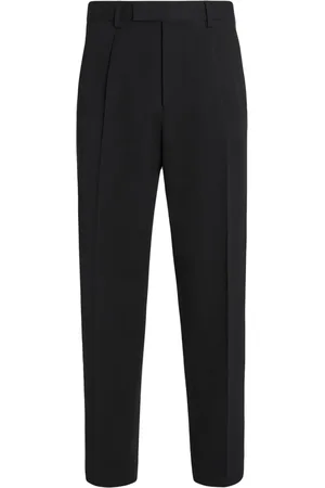 Ermenegildo Zegna Mid-rise tailored trousers