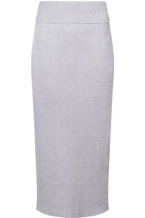 Proenza Schouler Willow ribbed-knit midi skirt